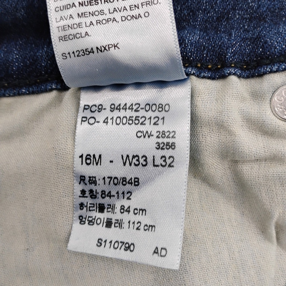 Signature by Levi Strauss Gold Label Mid-Rise Straight Jeans Blue 16M 94442-0080 - Picture 6 of 14